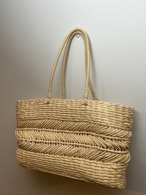 Target Natural Straw Tote Bag - Beige